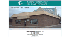 Desktop Screenshot of generalrentalstcloud.com